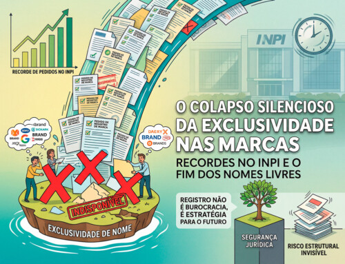 Recorde de pedidos de marcas no INPI e o colapso silencioso da exclusividade